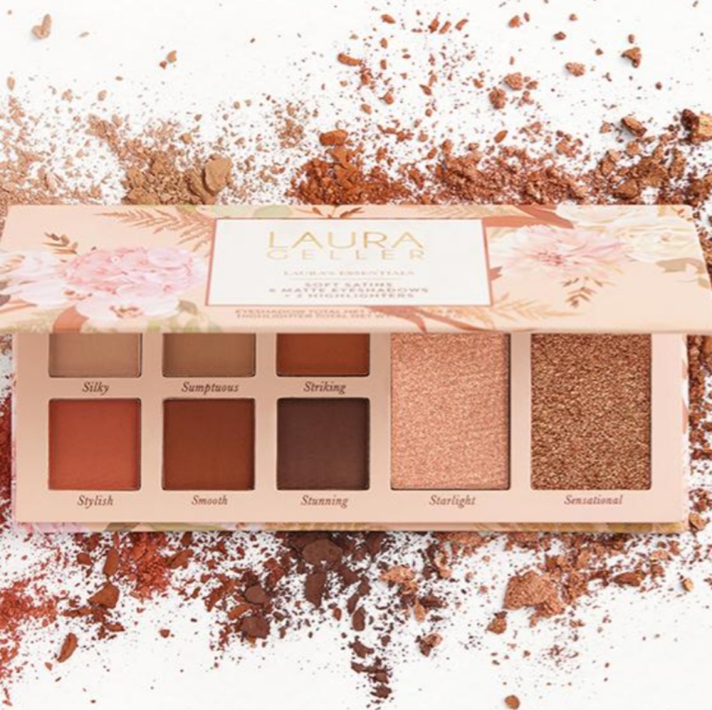 Laura’s Essentials Soft Satins 6 Eyeshadow + 2 Highlighter Palette